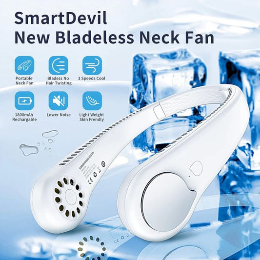 High Quality Wearable Neck Fan USB Rechargeable Sports Cool Hanging