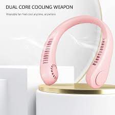 High Quality Wearable Neck Fan USB Rechargeable Sports Cool Hanging