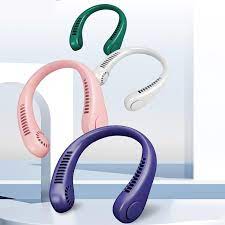 High Quality Wearable Neck Fan USB Rechargeable Sports Cool Hanging